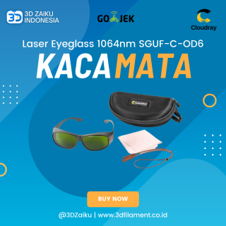 CloudRay Fiber Laser Kacamata Eyeglass Safety Google 1064nm SGUF-C-OD6